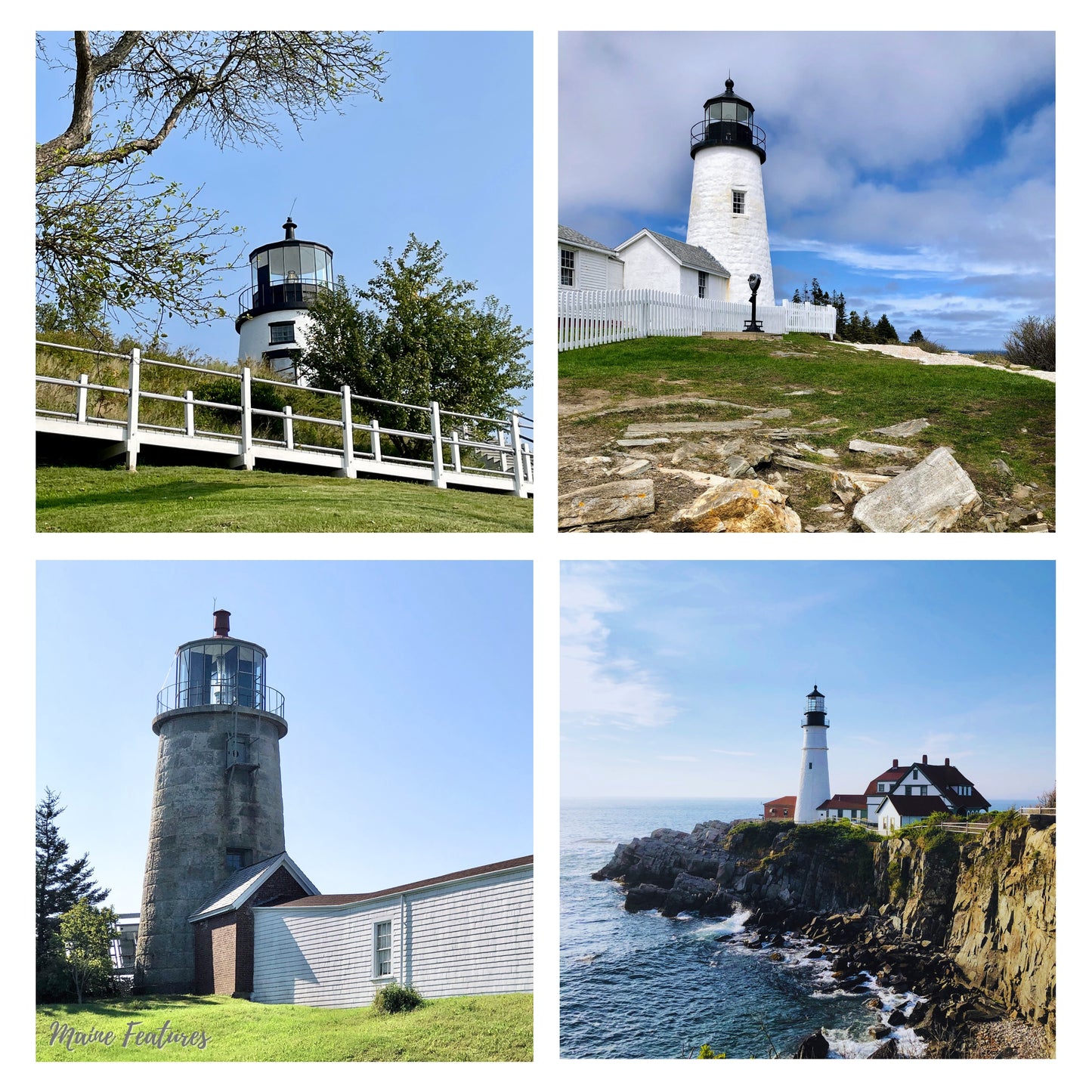 "Maine Lighthouses" Photo Print (no frame)